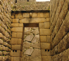 foto Inca gate, Machupicchu, Peru
