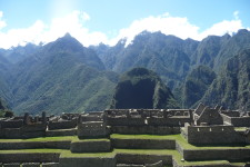 Inca citadel and terraces
